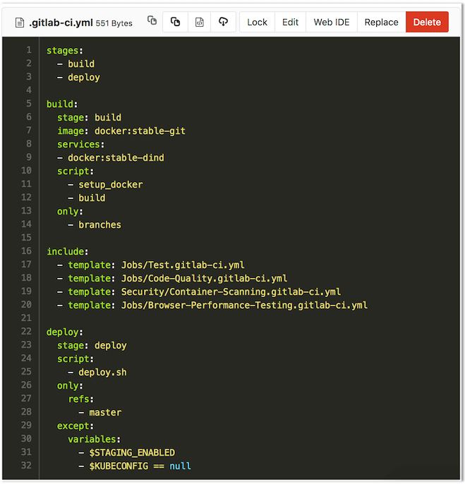 Composable Auto DevOps