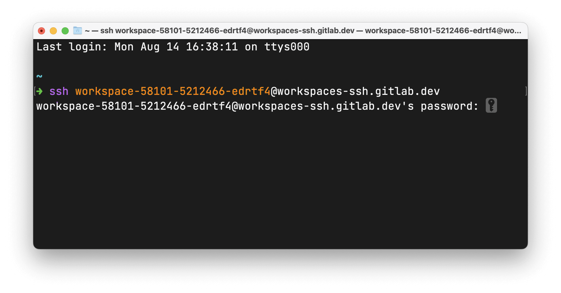 Connect to Workspaces with SSH