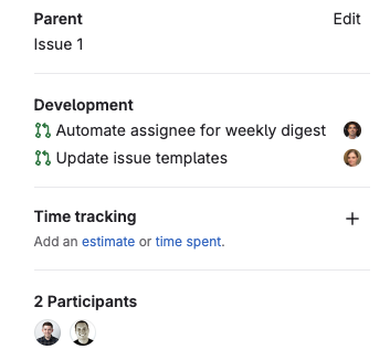 Add merge requests to tasks